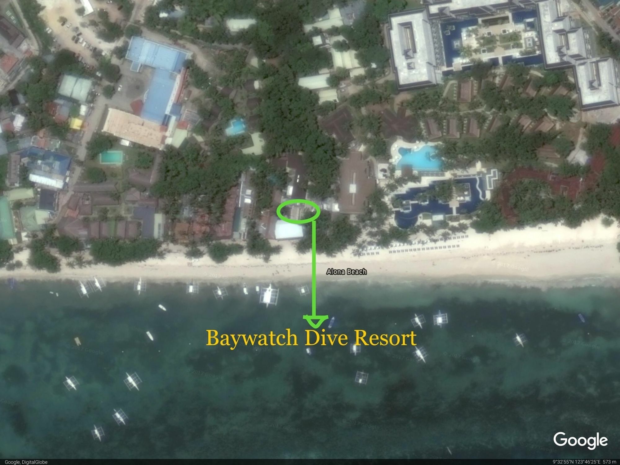 Baywatch Dive Resort Панглао Экстерьер фото